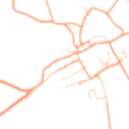 Daytime road noise heatmap for SG7 5PE