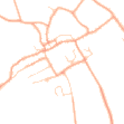 Daytime road noise heatmap for SG7 5PU