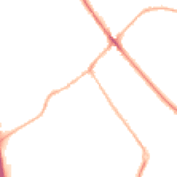 Night-time road noise heatmap for SG7 6BF