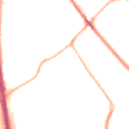 Night-time road noise heatmap for SG7 6DY