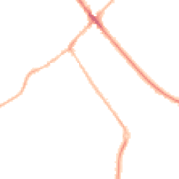 Night-time road noise heatmap for SG7 6FE
