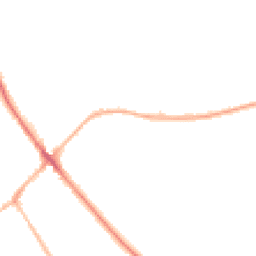 Night-time road noise heatmap for SG7 6NS