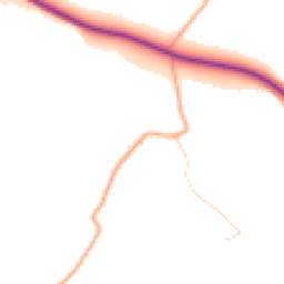 Daytime road noise heatmap for SG7 6RG