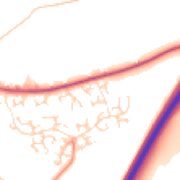 Daytime road noise heatmap for SG7 6TA