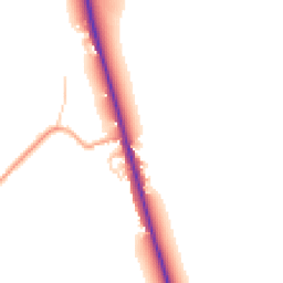 Daytime road noise heatmap for SG8 0AZ