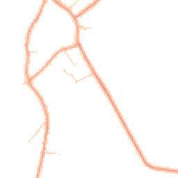 Daytime road noise heatmap for SG8 0BY