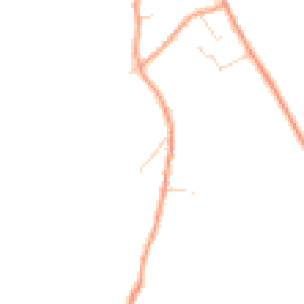 Daytime road noise heatmap for SG8 0JT