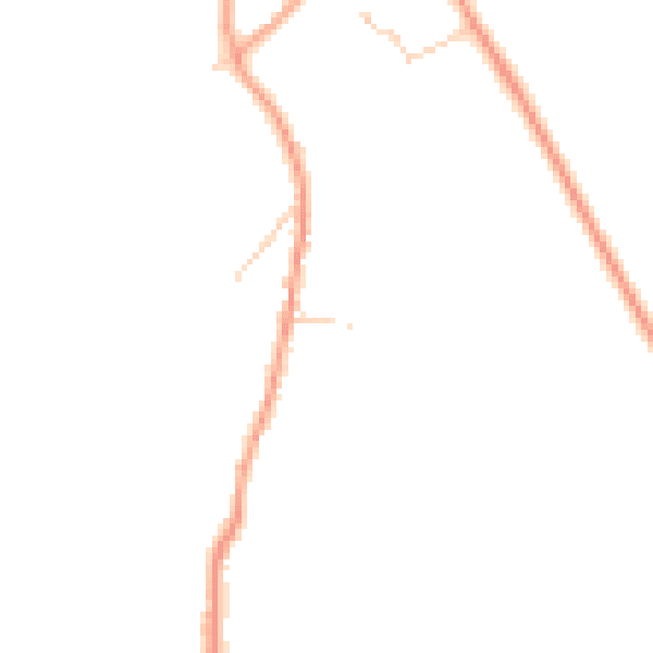 Daytime road noise heatmap for SG8 0JU