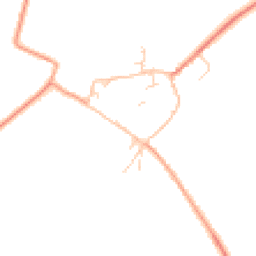 Daytime road noise heatmap for SG8 0RD