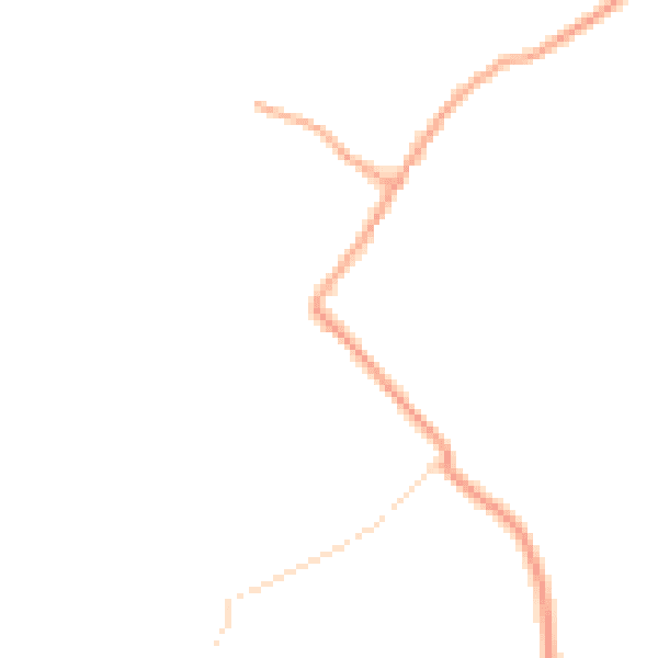 Daytime road noise heatmap for SG8 0SB