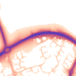 Daytime road noise heatmap for SG8 5FS