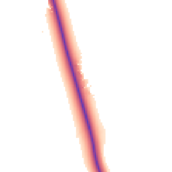Daytime road noise heatmap for SG8 5JU