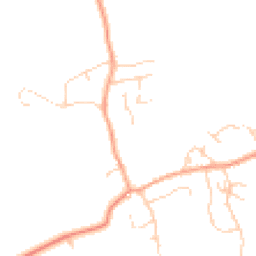 Daytime road noise heatmap for SG8 5NW