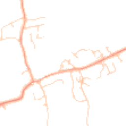 Daytime road noise heatmap for SG8 5XP