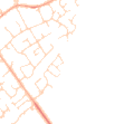 Daytime road noise heatmap for SG8 6GE
