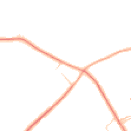 Daytime road noise heatmap for SG8 6GQ