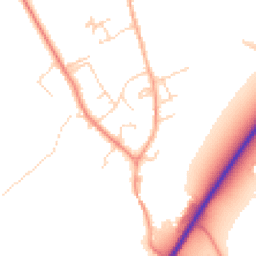 Daytime road noise heatmap for SG8 6JH
