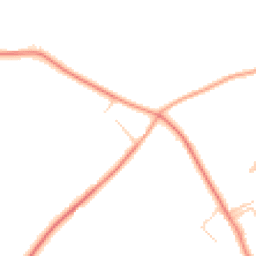 Daytime road noise heatmap for SG8 6LL