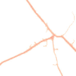 Daytime road noise heatmap for SG8 6PL