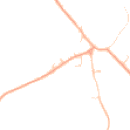 Daytime road noise heatmap for SG8 6PS