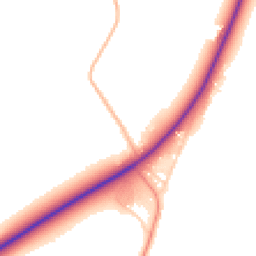 Daytime road noise heatmap for SG8 6RF