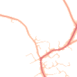 Daytime road noise heatmap for SG8 7TF