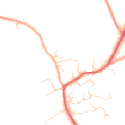 Daytime road noise heatmap for SG8 7TX