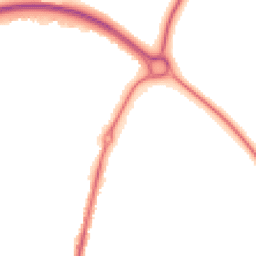 Night-time road noise heatmap for SG8 7XS