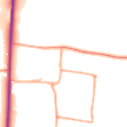Daytime road noise heatmap for SG8 8BG