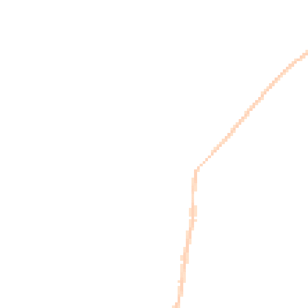 Night-time road noise heatmap for SG8 8BY