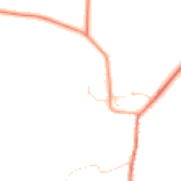 Daytime road noise heatmap for SG8 8BZ