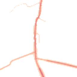 Daytime road noise heatmap for SG8 8ER
