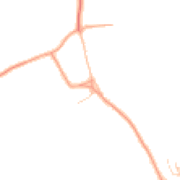Daytime road noise heatmap for SG8 9QB