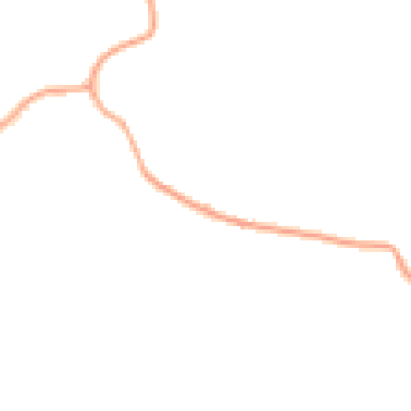 Daytime road noise heatmap for SG9 0DA
