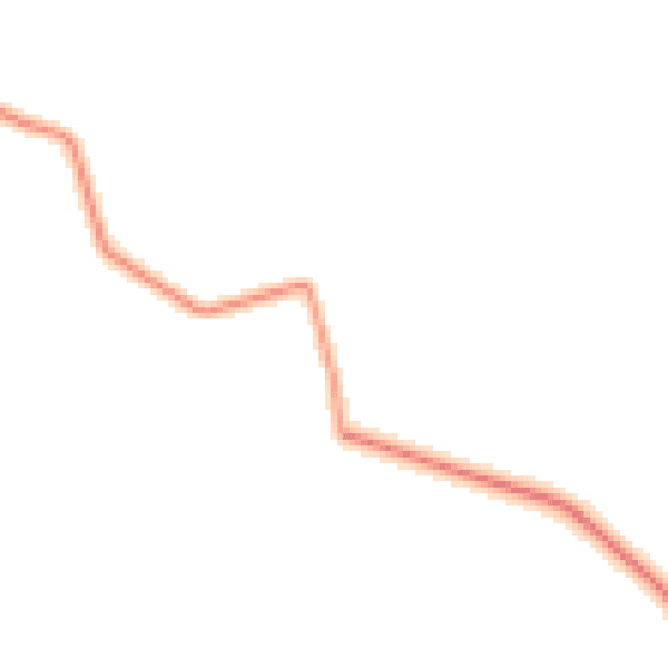 Night-time road noise heatmap for SG9 0QD