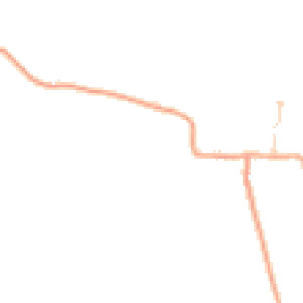 Daytime road noise heatmap for SG9 0TR