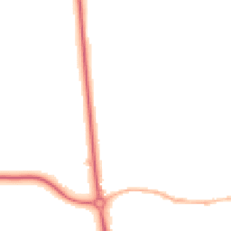 Night-time road noise heatmap for SG9 9EH