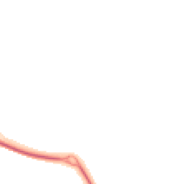 Night-time road noise heatmap for SG9 9GP