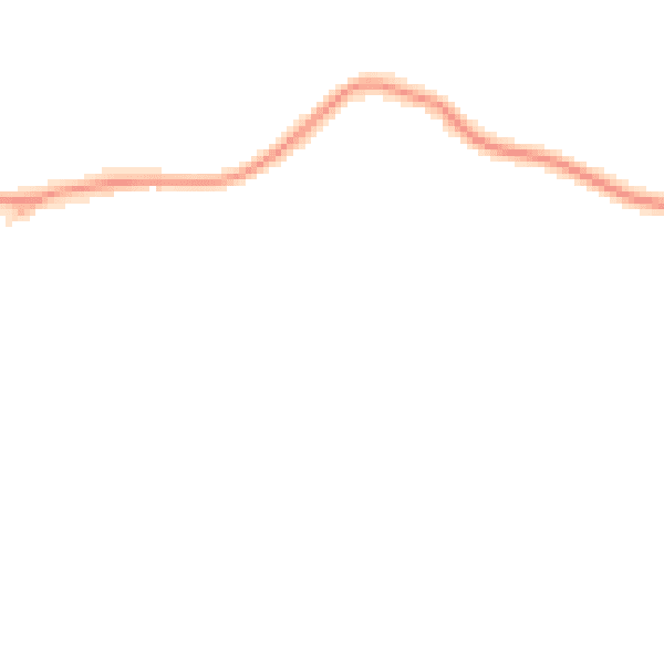 Night-time road noise heatmap for SG9 9QR