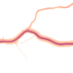 Daytime road noise heatmap for SG9 9QU