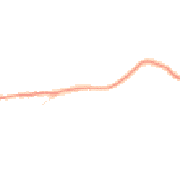 Night-time road noise heatmap for SG9 9QW
