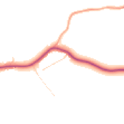 Daytime road noise heatmap for SG9 9QX