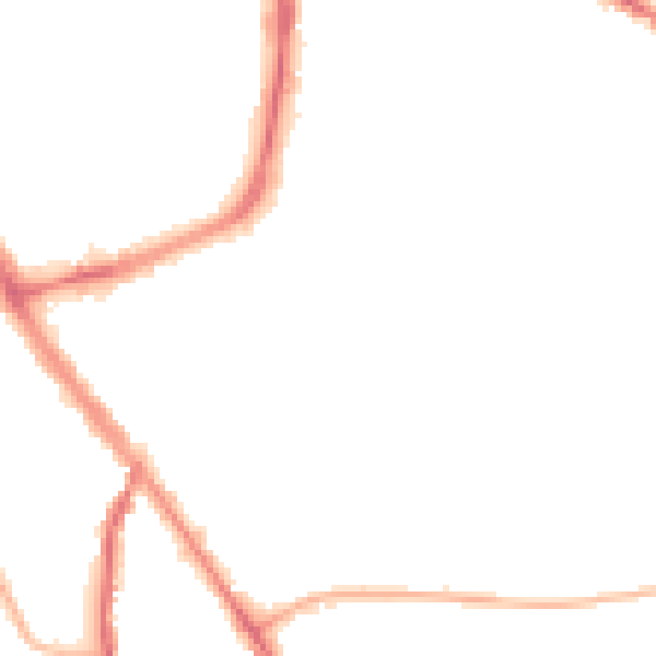 Night-time road noise heatmap for SK1 3DZ