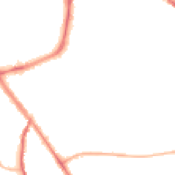 Night-time road noise heatmap for SK1 3FS