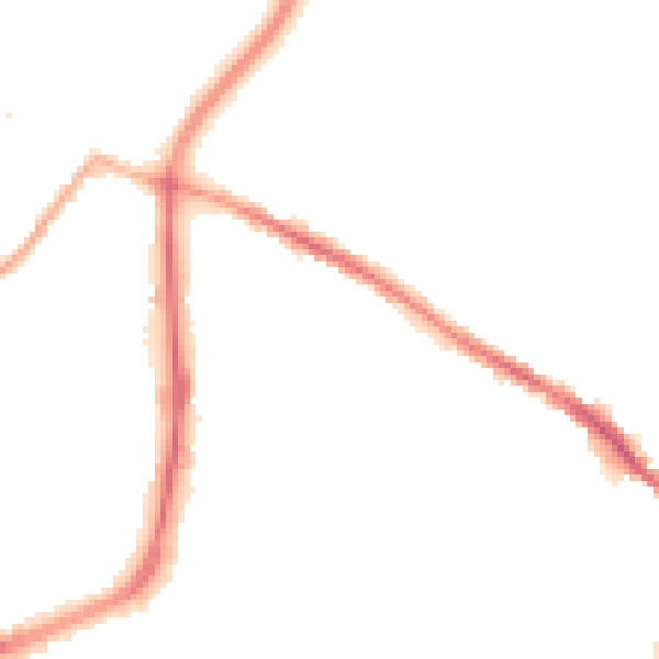 Night-time road noise heatmap for SK1 4EQ