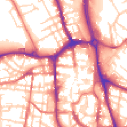 Daytime road noise heatmap for SK10 1AQ