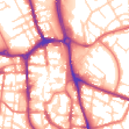 Daytime road noise heatmap for SK10 1ET