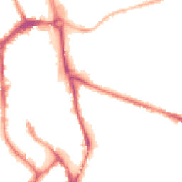 Night-time road noise heatmap for SK10 1FU