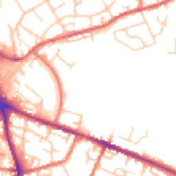 Daytime road noise heatmap for SK10 1HY