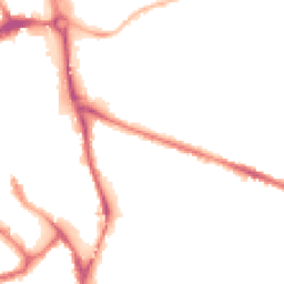 Night-time road noise heatmap for SK10 1JU